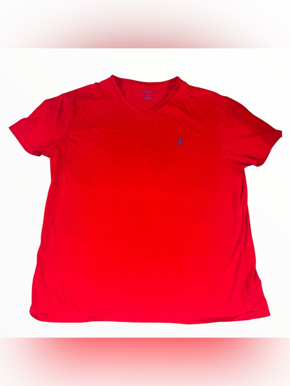 Polo by Ralph Lauren V-Neck Tee - Bright Red